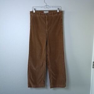 Everlane The Corduroy High Rise Wide Leg Pants Capsule Classic Size 10